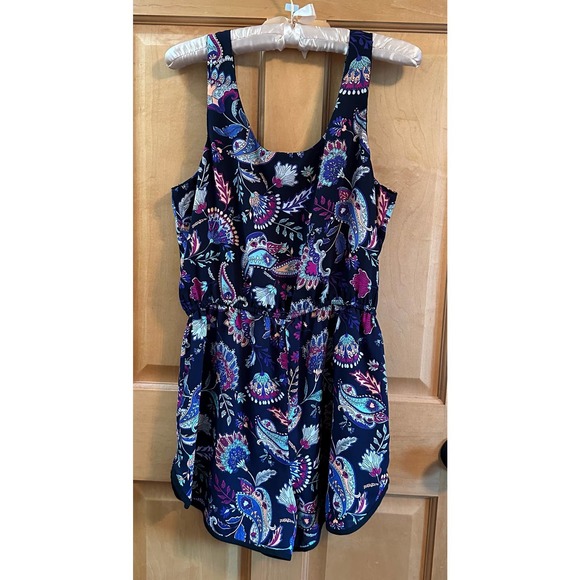 EUC, kaya di koko Women's Sz Medium Romper in Paisley Pattern, Pretty! - Picture 6 of 11